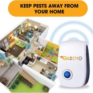 Ultrasonic Pest Repeller – Rodent Repellent 6 Packs – Pest Repellent Plug in for Rodents, Mice, Mosquitoes, Rats, Spiders, Ants – Effective Mice Repellent – Spider Repellent – Mouse Repellent