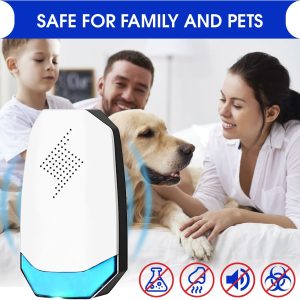 Pest Repeller Upgraded Plug-in Pest Control Repeller for Mosquito, Insect, Mice, Spider, Bug, Ant, Cockroach, Rodent & Rats Indoor Use Rodent Repeller 2 Packs