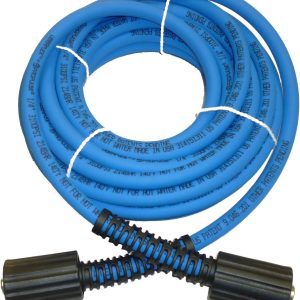 UBERFLEX Kink Resistant Pressure Washer Hose 1/4″ x 25′ 3,100 PSI with (2) 22MM