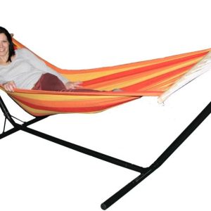 IPS IP SMART Garden Hammock + Stand – Huge 6ft 10″ Hammock Length – Updated for Summer 2013