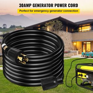 Mophorn Generator Extension Cord, Black