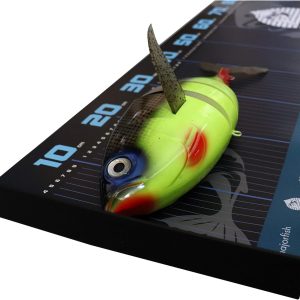 HIPFATE Major Fish Fisch Maßband XL Ruler 140 cm x 30 cm mit Anschlag