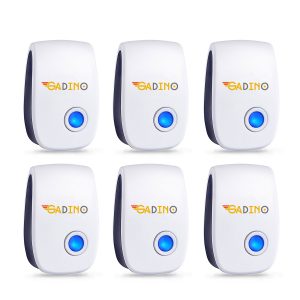 6-Pack Ultrasonic Rodent & Pest Repeller – Plug-in Ultrasonic Mouse & Ant Control – Mosquito Repellent Device